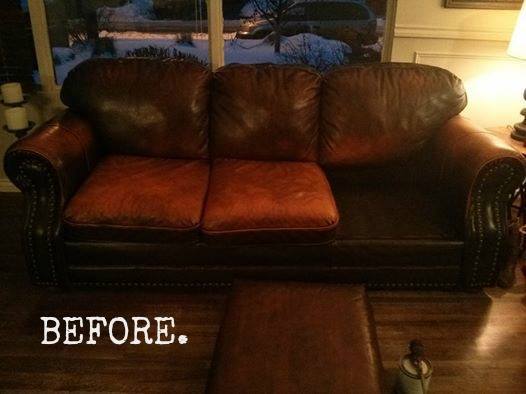 Painting leather/fabric furniture - The Plaster Paint Company, LLC